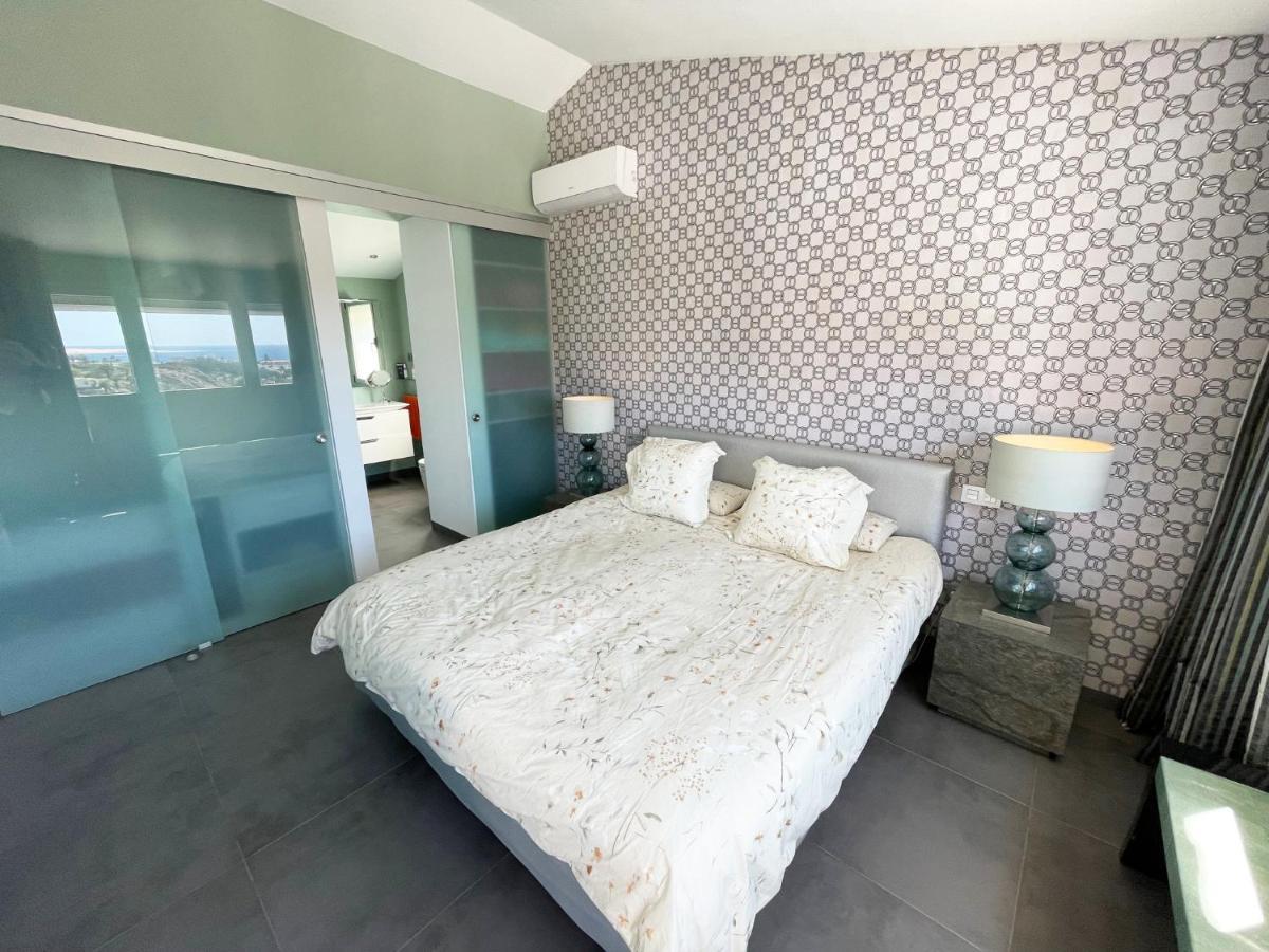 Luxury Villa Morelli With Seaview & Heated Pool Maspalomas  Zewnętrze zdjęcie