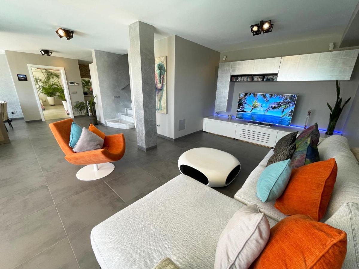 Luxury Villa Morelli With Seaview & Heated Pool Maspalomas  Zewnętrze zdjęcie