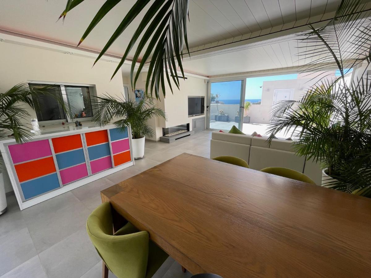 Luxury Villa Morelli With Seaview & Heated Pool Maspalomas  Zewnętrze zdjęcie